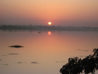 Coucher de soleil à Ouaga